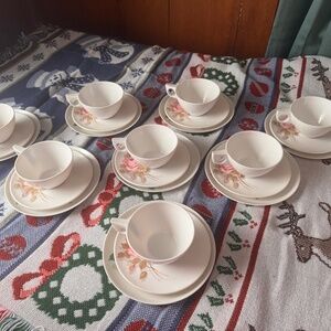 Vintage WHITE CUPS Newport by Westinghouse Melamine